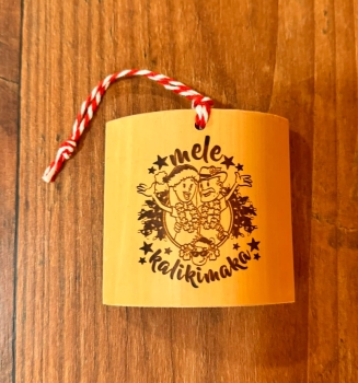 Weihnachtsornament "Mele Kalikimaka"